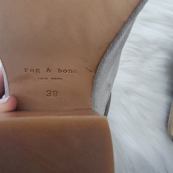 Rag & Bone womens Harrow ankle strap suede bootie sz 39 - Picture 12 of 13